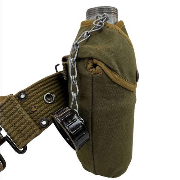 Vintage U.S. Military Henri Brun Clermont-FD Canteen and Gear Belt - Picture 8 of 15